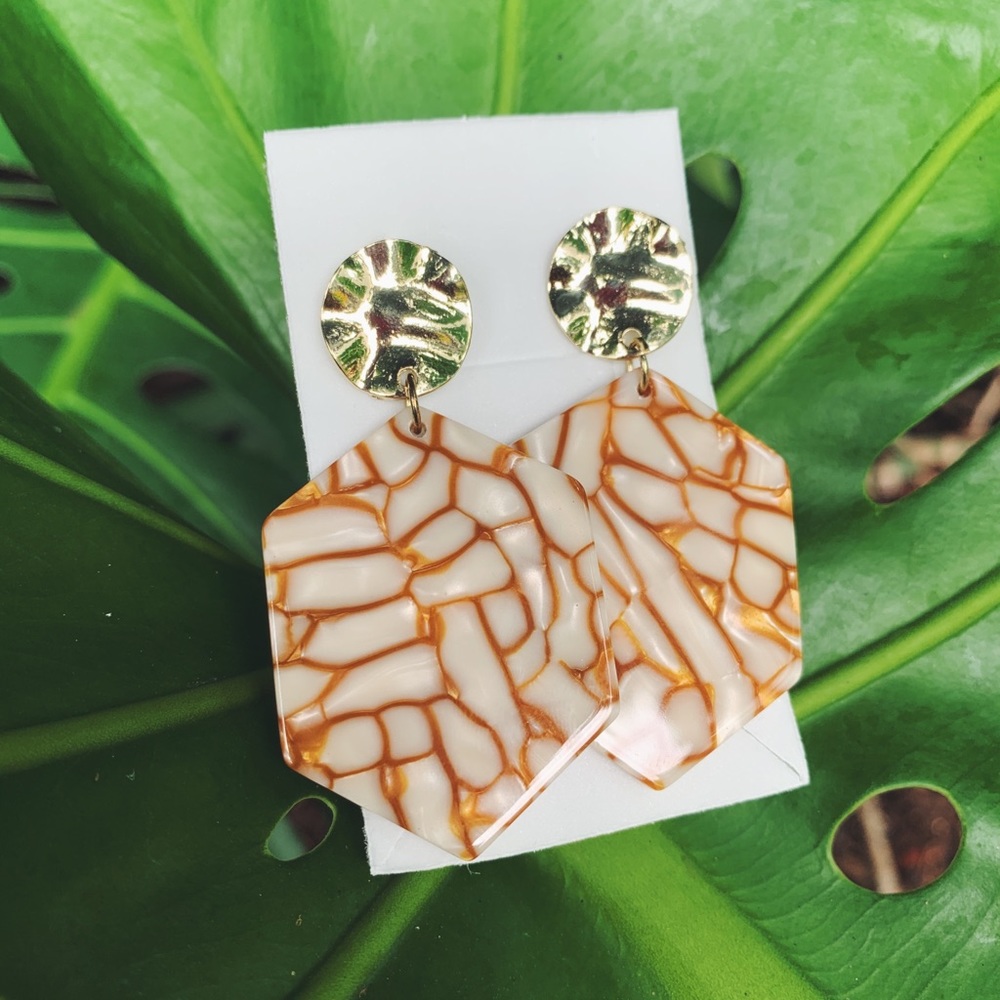 *SOLD*HANDMADE EARRINGS 🌻 - Picture 1 of 3